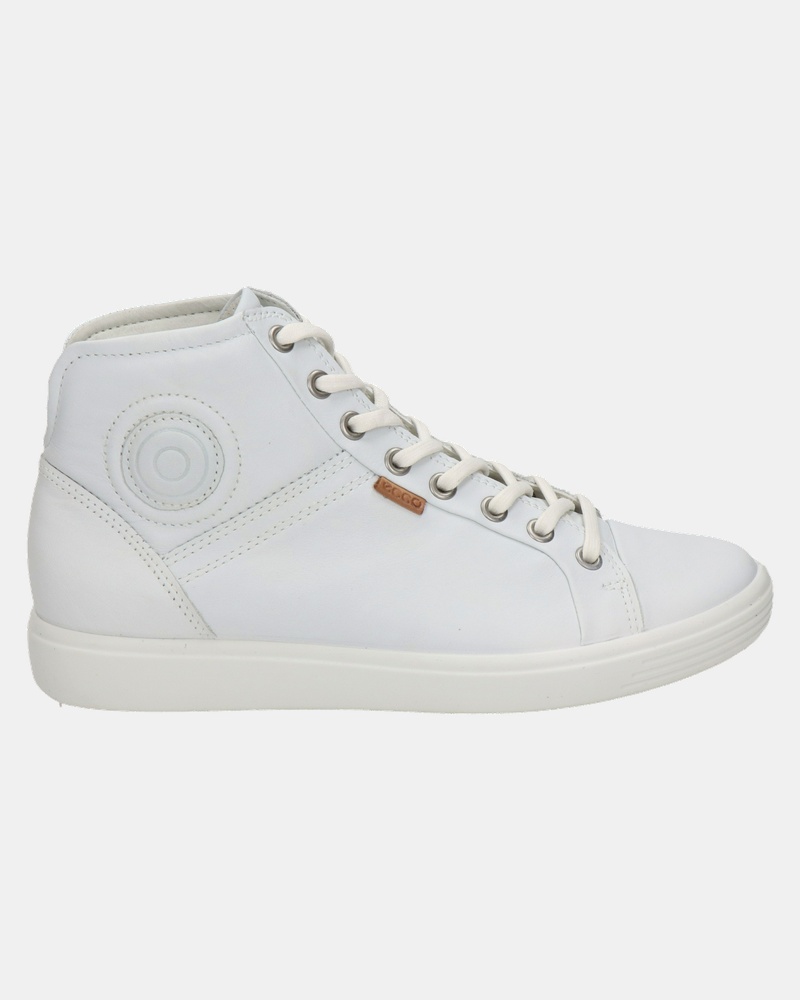 Ecco Soft 7 - Hoge sneakers - Wit
