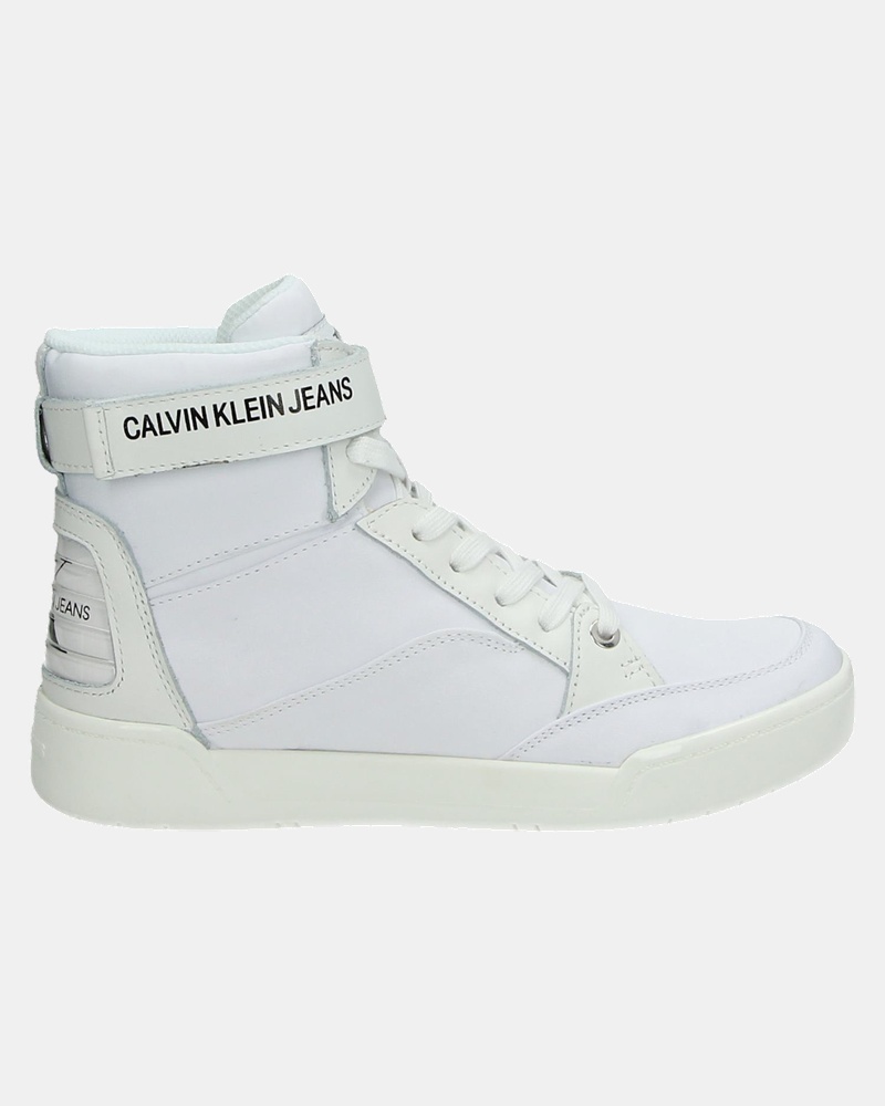 Calvin Klein Nelda - Hoge sneakers - Wit
