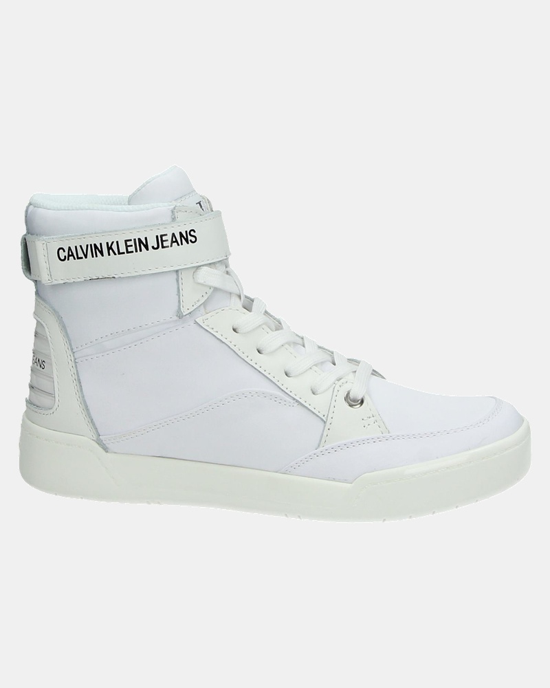 Calvin Klein Nelda - Hoge sneakers - Wit