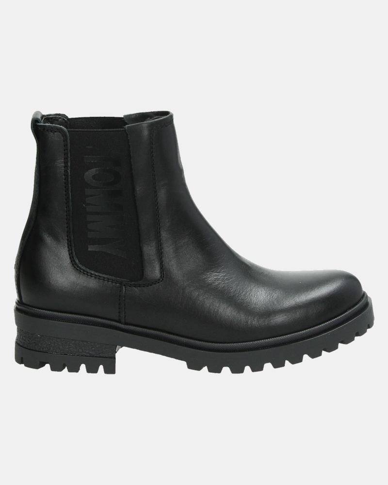 Tommy Jeans Essential Cleated - Chelseaboots - Zwart
