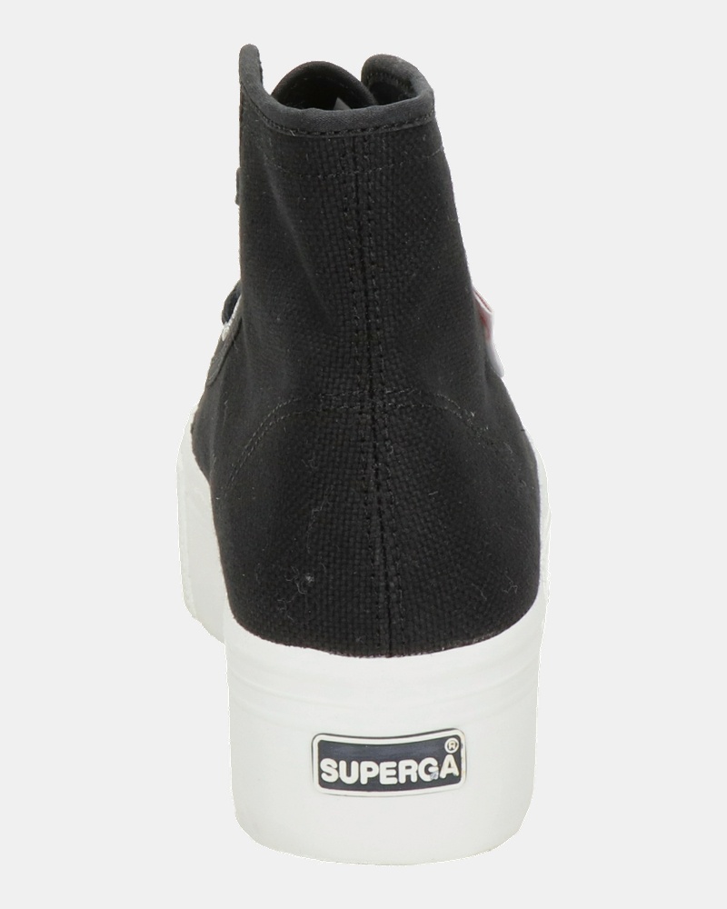 Superga - Hoge sneakers - Zwart