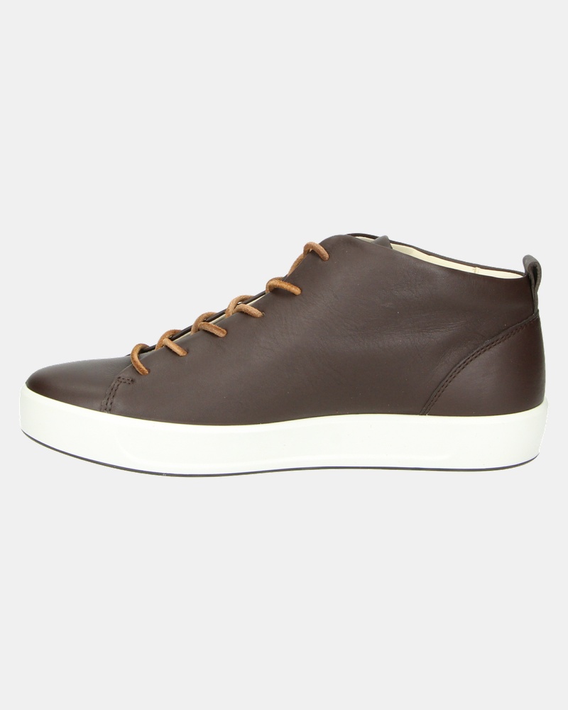 Ecco Soft 8 - Hoge sneakers - Bruin