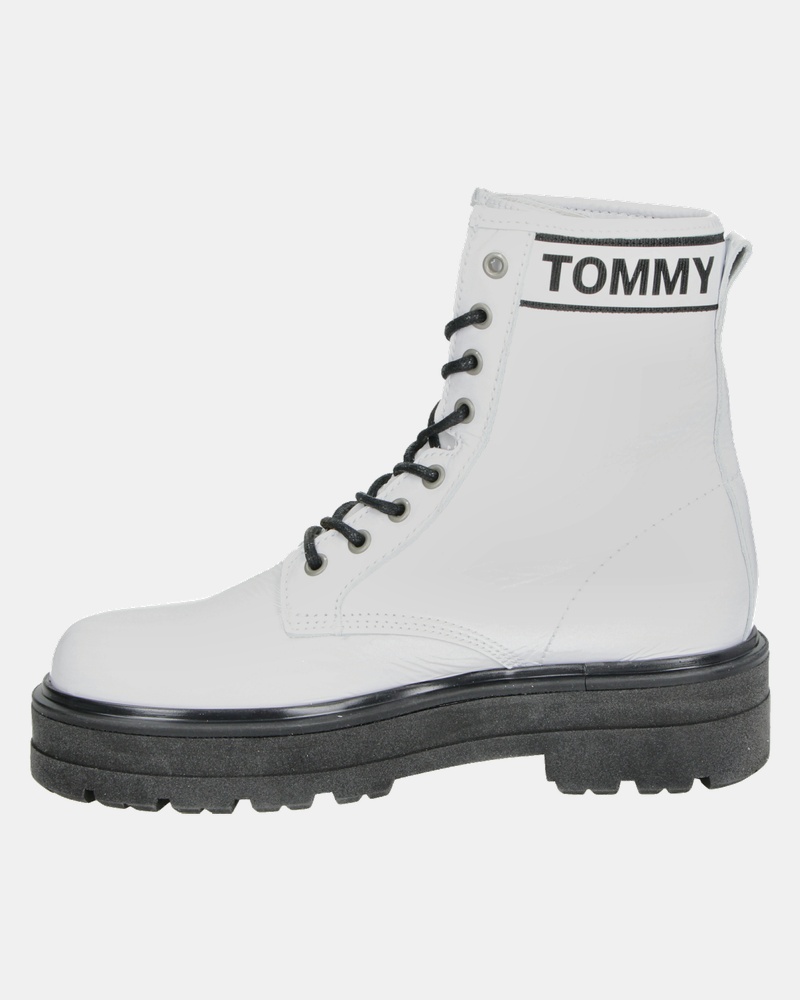 Tommy Jeans Patent Leather - Veterboots - Wit