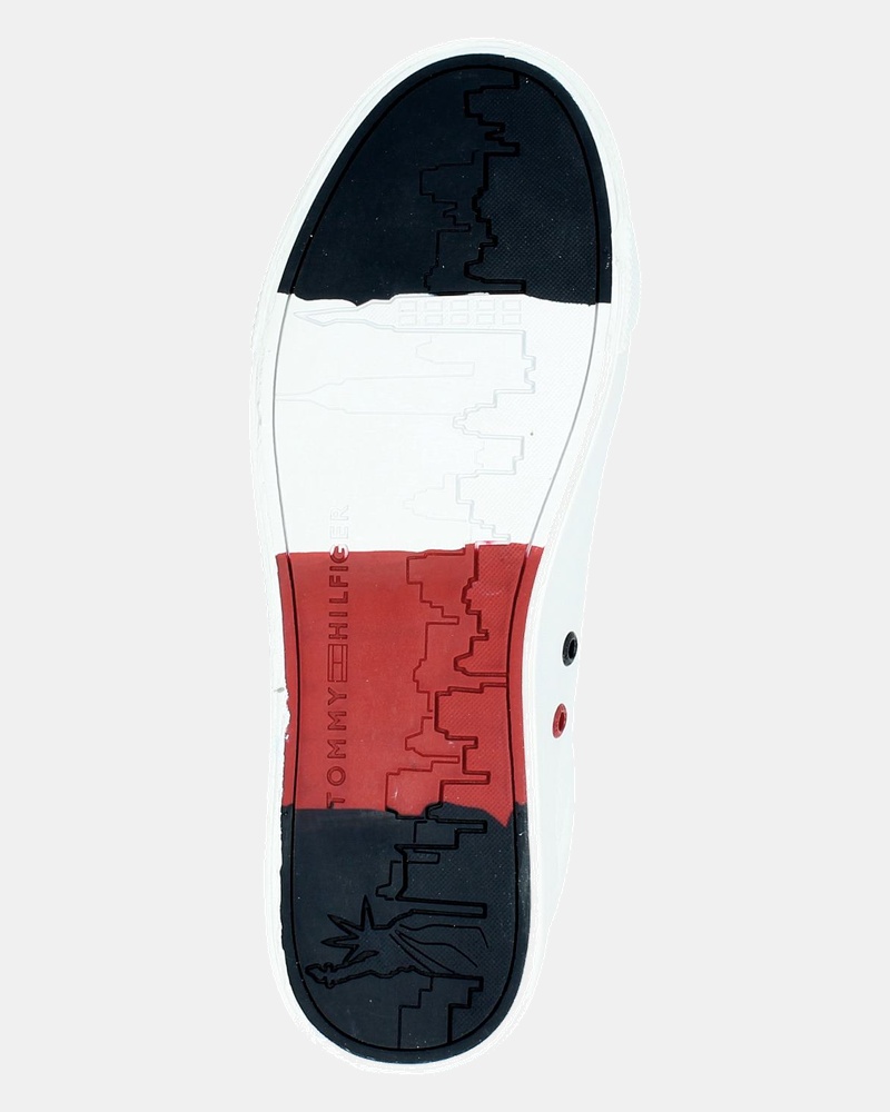 Tommy Hilfiger Sport Flag Detail - Lage sneakers - Wit
