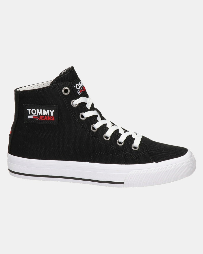 Tommy Jeans - Hoge sneakers - Zwart