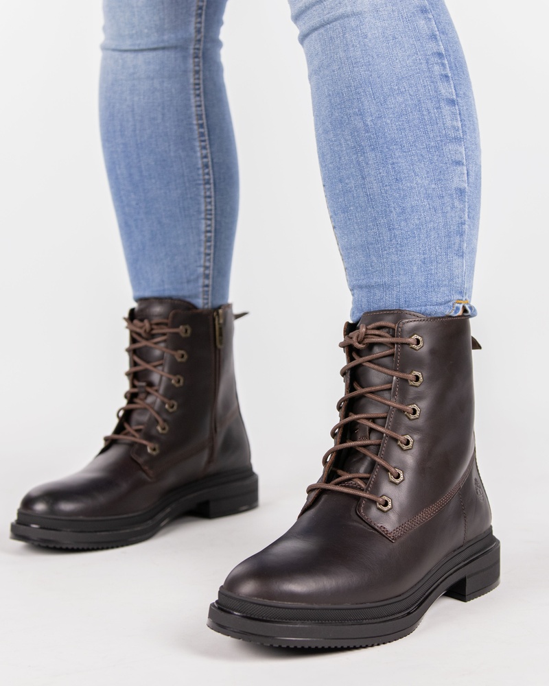Hoes Trots accu Timberland - Veterboots voor dames - Bruin - Nelson.nl