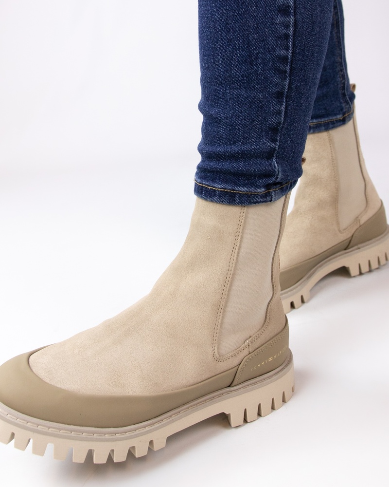 Tommy Hilfiger Sport TH Casual - Chelseaboots - Beige