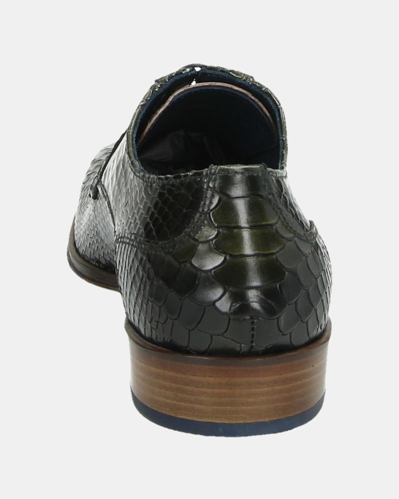 Lorenzi - Lage nette schoenen - Groen