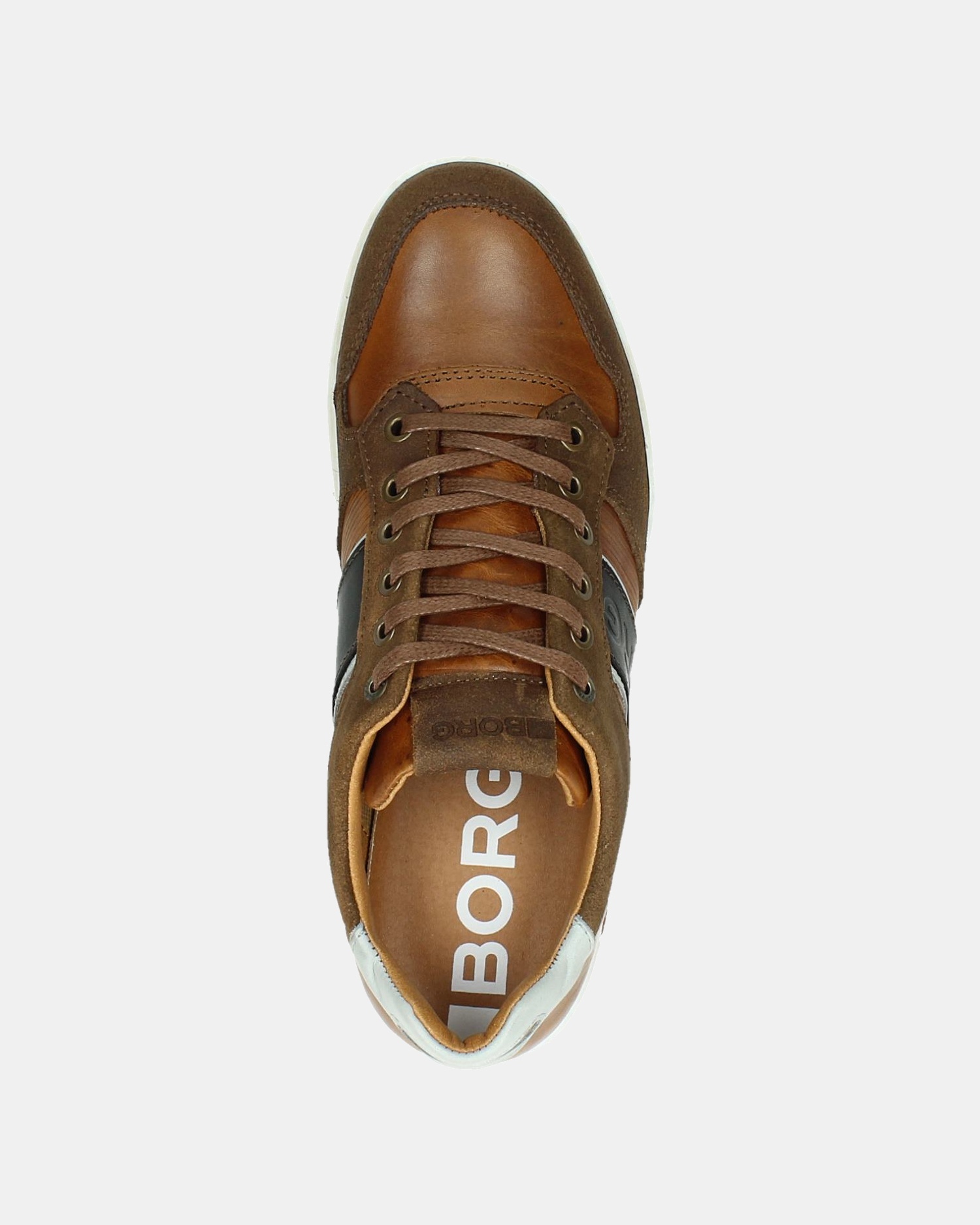 Bjorn Cell Linh - Lage sneakers heren - Cognac - Shoemixx.nl