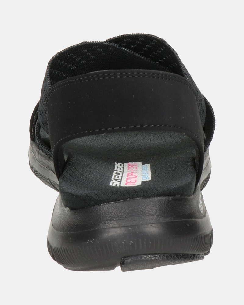 Skechers Flex Appeal 2.0 - Sandalen - Zwart