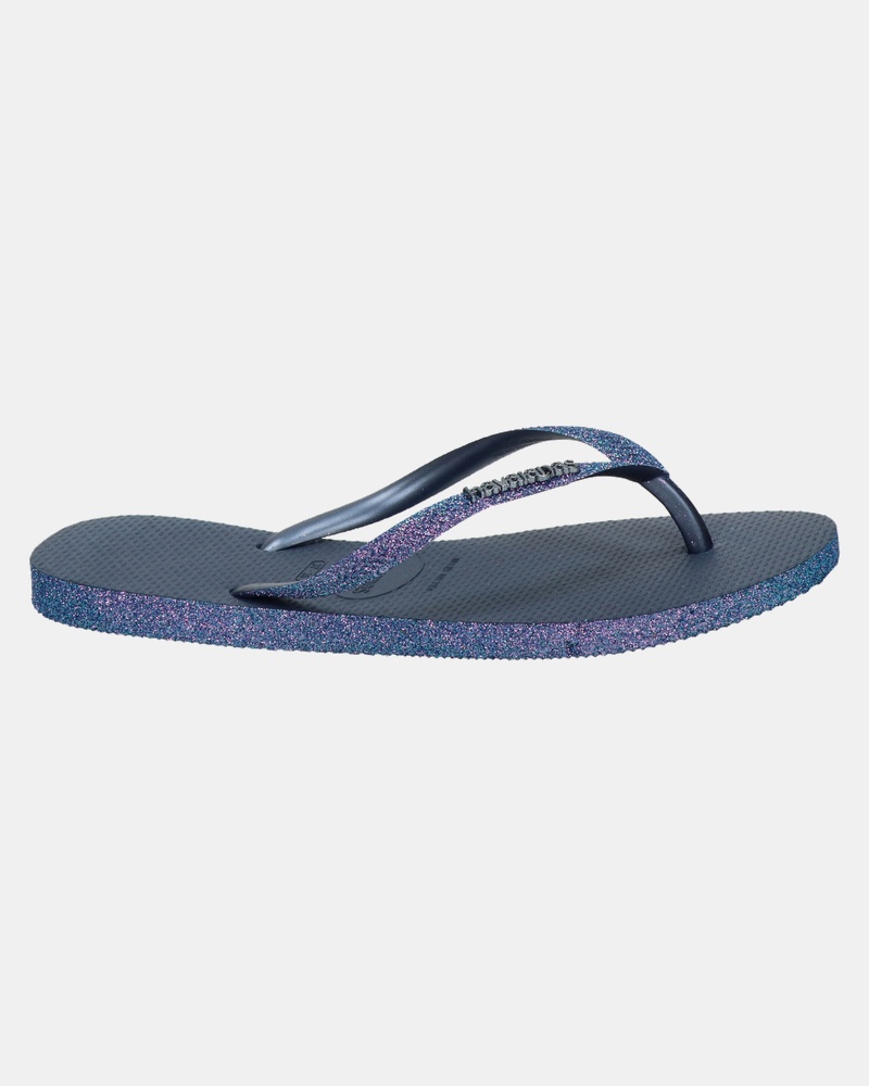 Havaianas Slim Sparkle - Slippers - Blauw