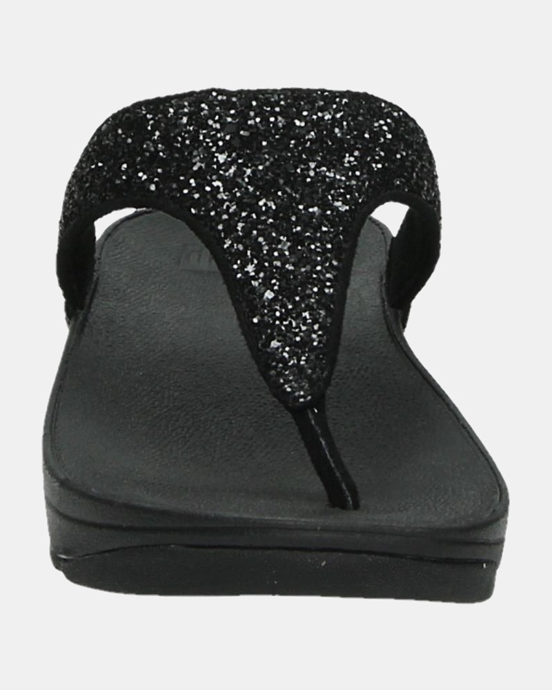 Fitflop Glitterball Toe-Post - Slippers - Zwart