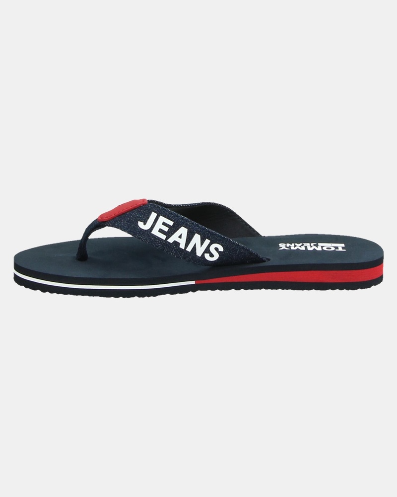 Tommy Jeans Denim Jeans Sandal - Slippers - Blauw