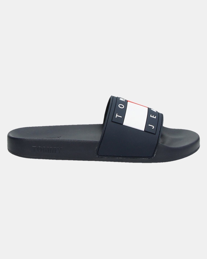 Tommy Jeans Jeans Flag - Badslippers - Blauw
