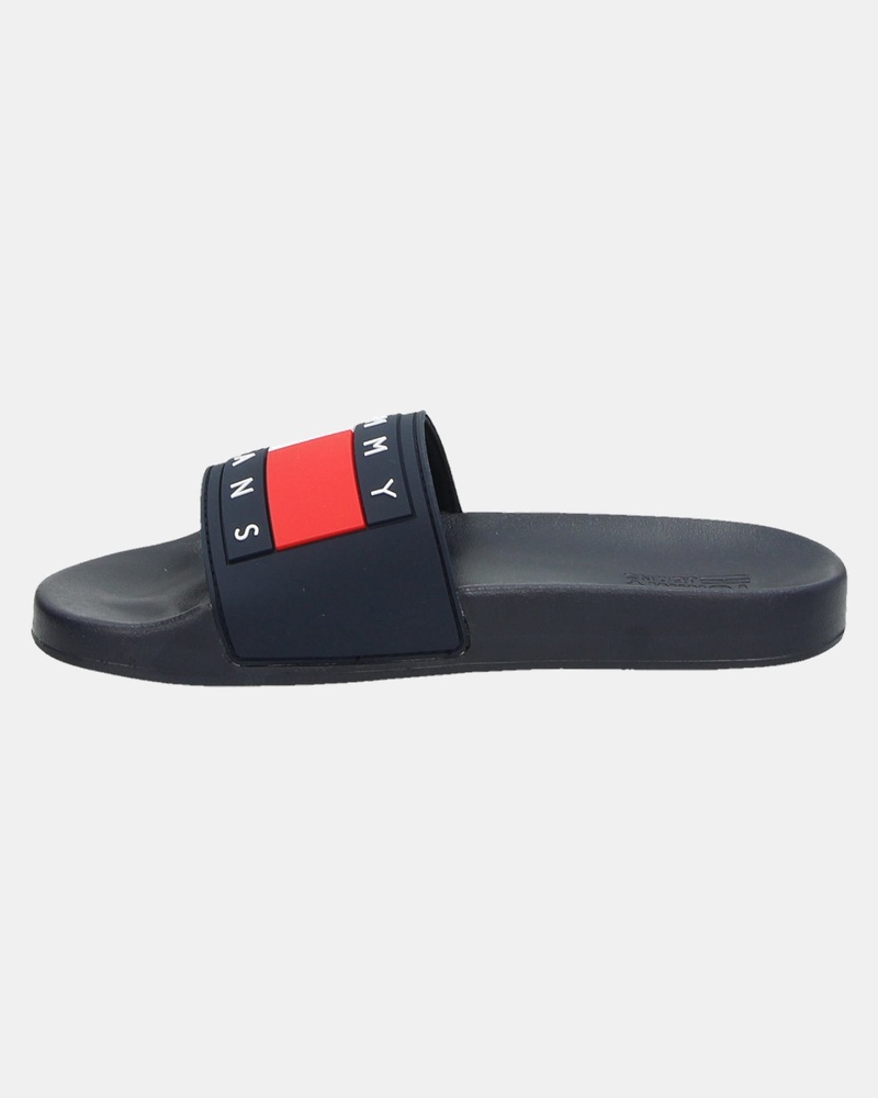 Tommy Jeans Jeans Flag - Badslippers - Blauw