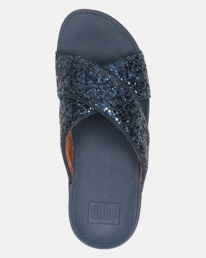 Fitflop Lulu Glitter - Slippers - Blauw