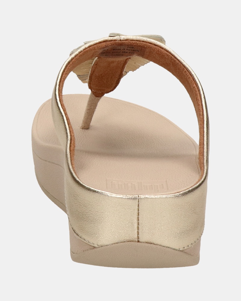 Fitflop Fino Feather - Slippers - Goud