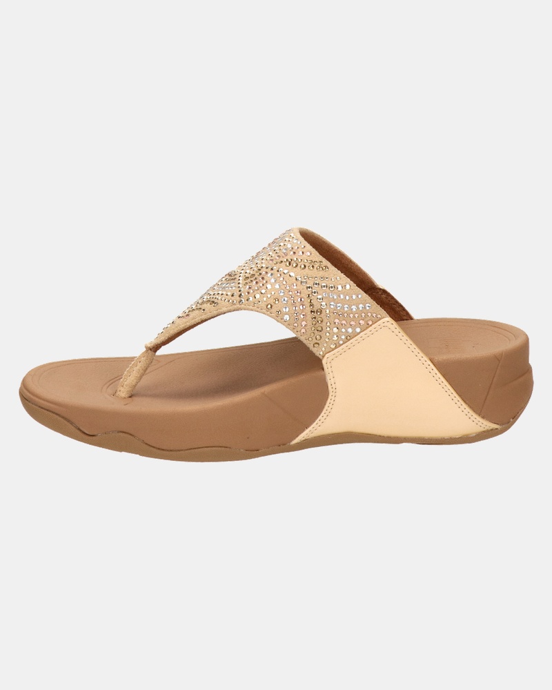 Fitflop Lulu Crystal Feather - Slippers - Beige