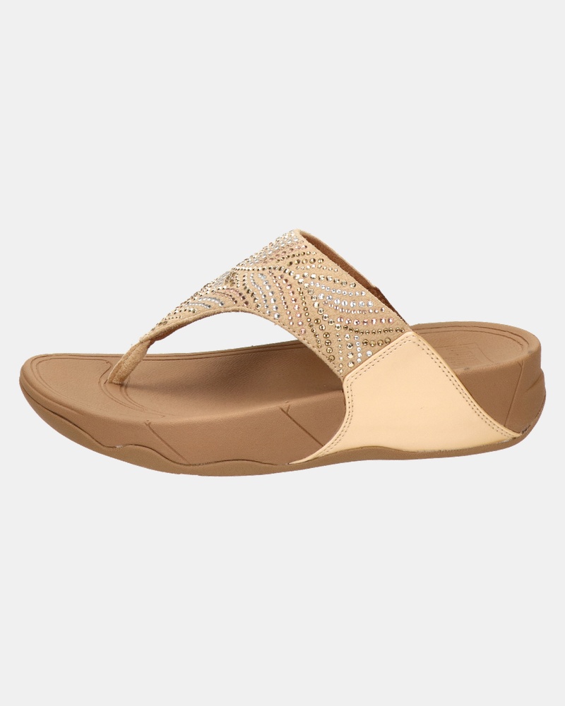 Fitflop Lulu Crystal Feather - Slippers - Beige