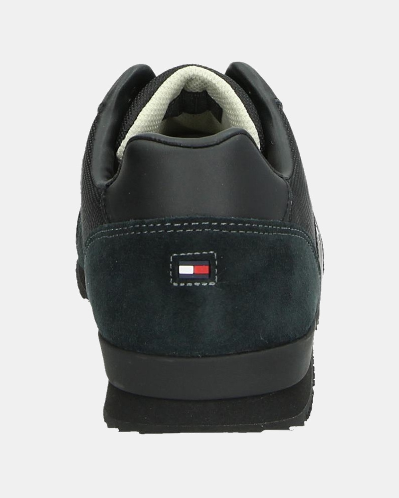 Tommy Hilfiger Sport Iconic Leather - Lage sneakers - Zwart