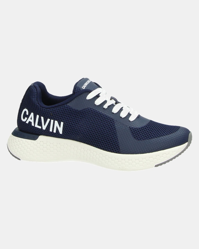 Calvin Klein Amos - Lage sneakers - Blauw