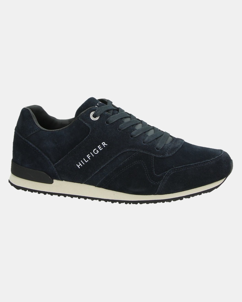 Tommy Hilfiger Sport Iconic Suede - Lage sneakers - Blauw