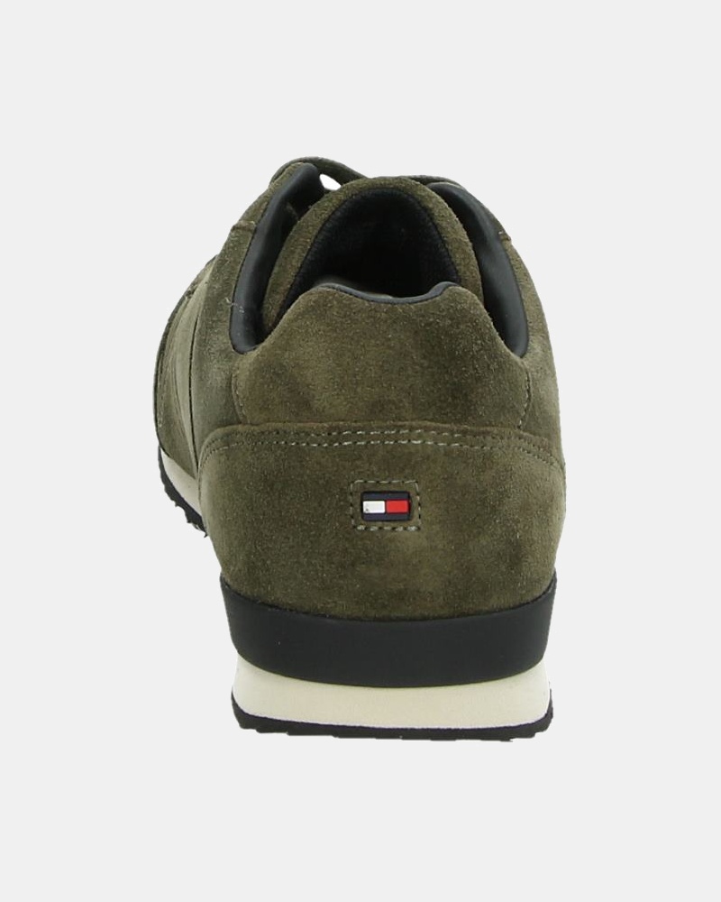 Tommy Hilfiger Sport Iconic Suede - Lage sneakers - Groen