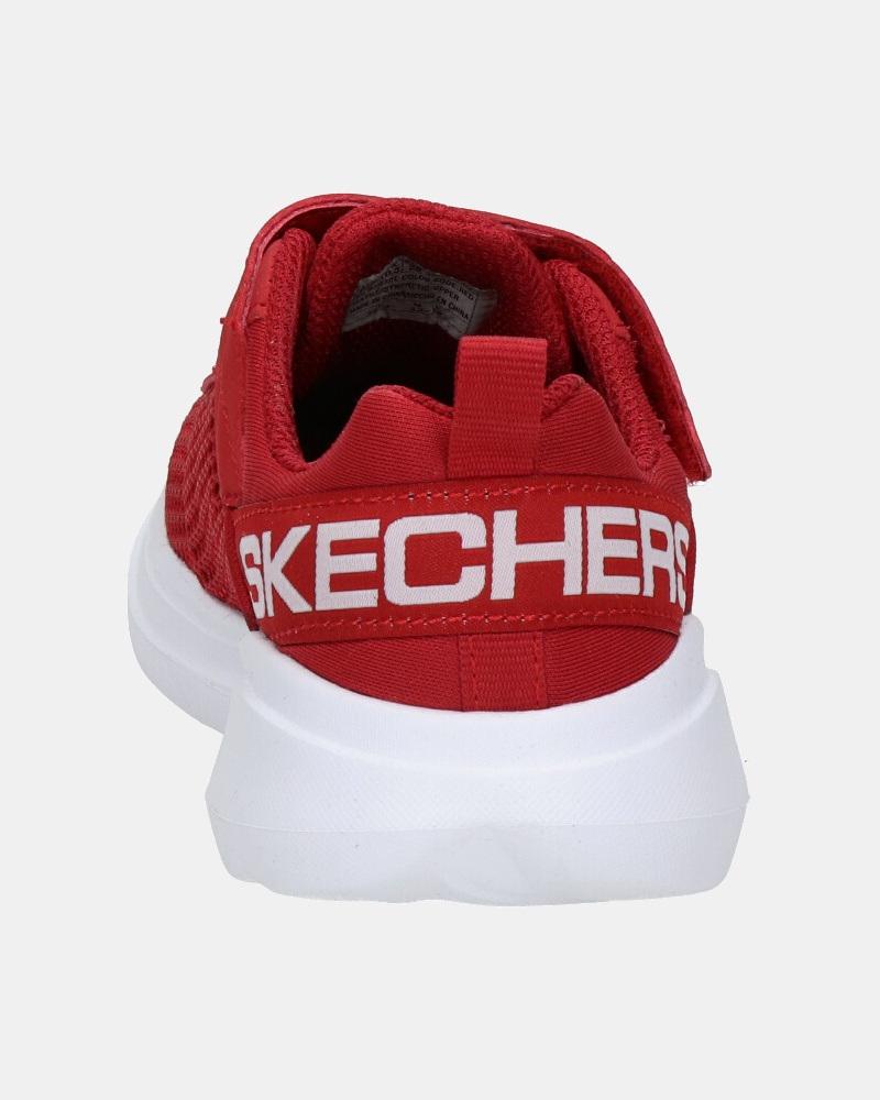 Skechers - Klittenbandschoenen - Rood