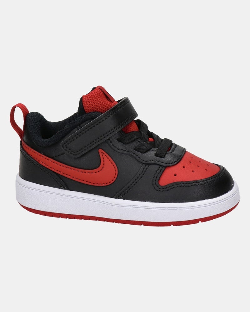 Nike Court Borough 2 - Klittenbandschoenen - Zwart
