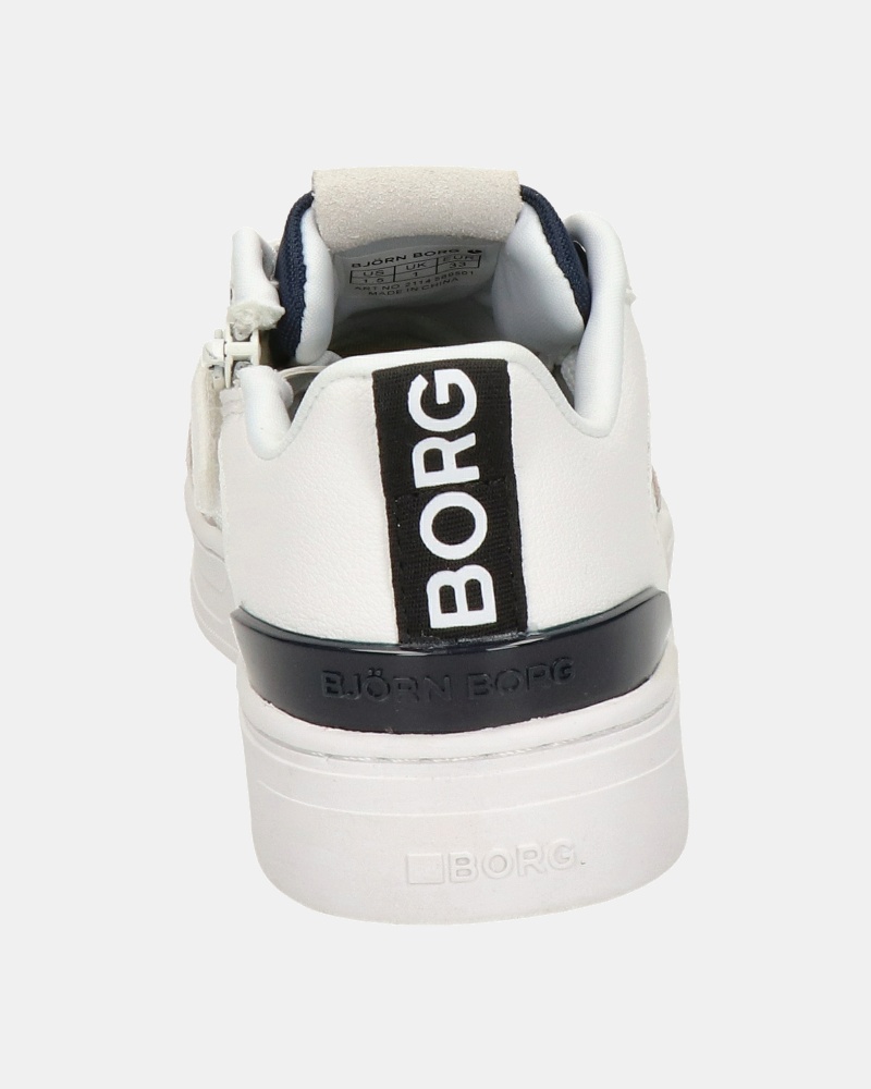 Bjorn Borg T1060 LGO K - Lage sneakers - Wit