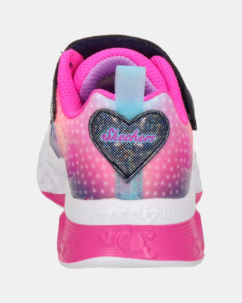 Skechers Flutter Heart Lights - Lage sneakers - Roze