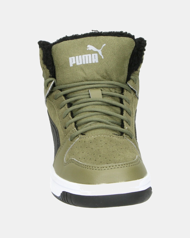Puma Rebound Lay Up Fur SD - Hoge sneakers - Groen