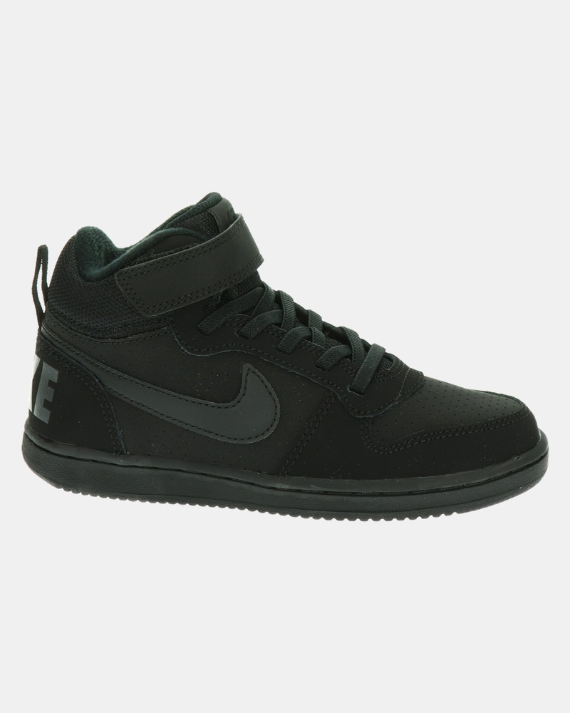 Nike Court Borough - Klittenbandschoenen - Zwart