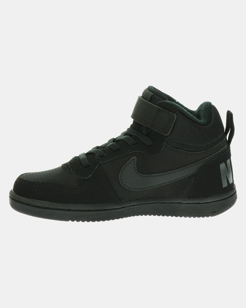 Nike Court Borough - Klittenbandschoenen - Zwart