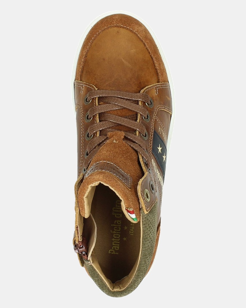 Pantofola d'Oro - Hoge sneakers - Cognac