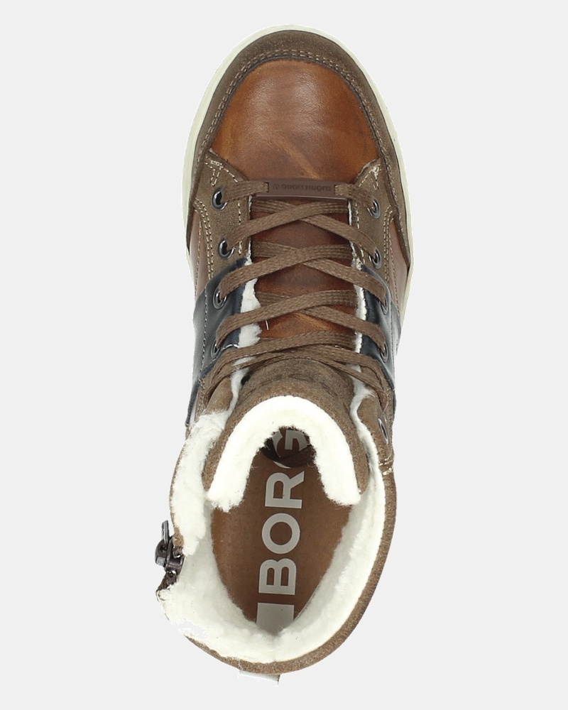 Bjorn Borg - Hoge sneakers - Cognac