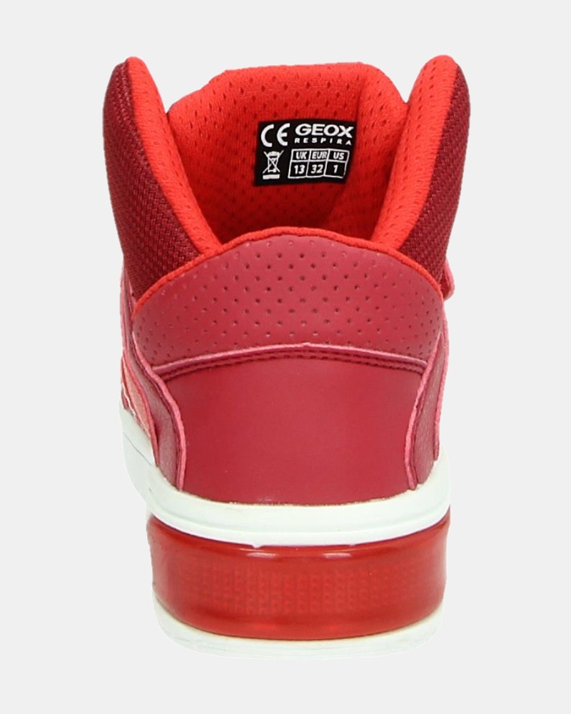 Geox Xled - Hoge sneakers - Rood