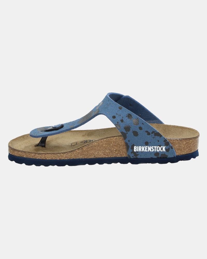 Birkenstock Gizeh - Slippers - Blauw