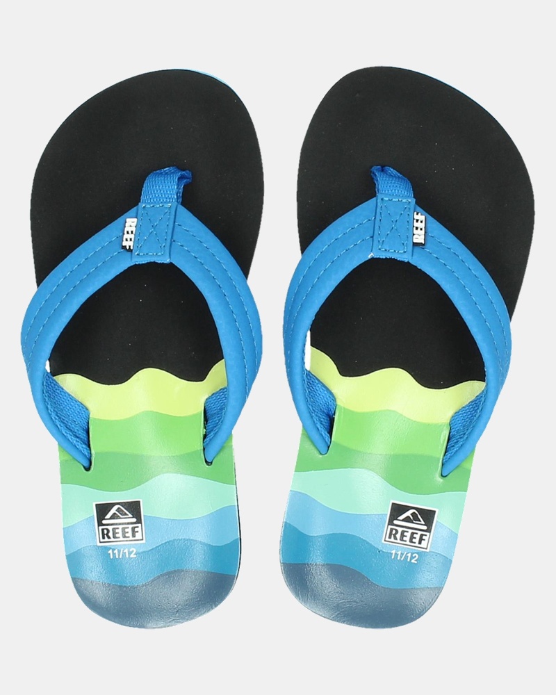 Reef Ahi Wave - Slippers - Blauw