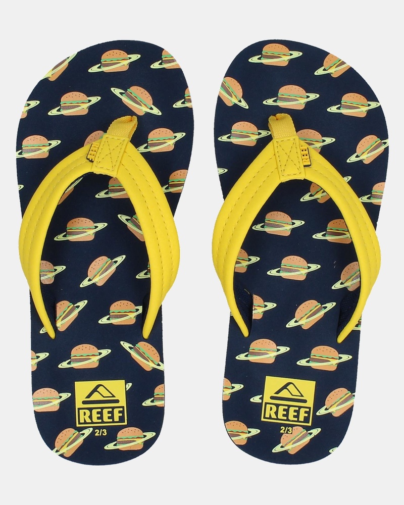 Reef Ahi burger - Slippers - Geel