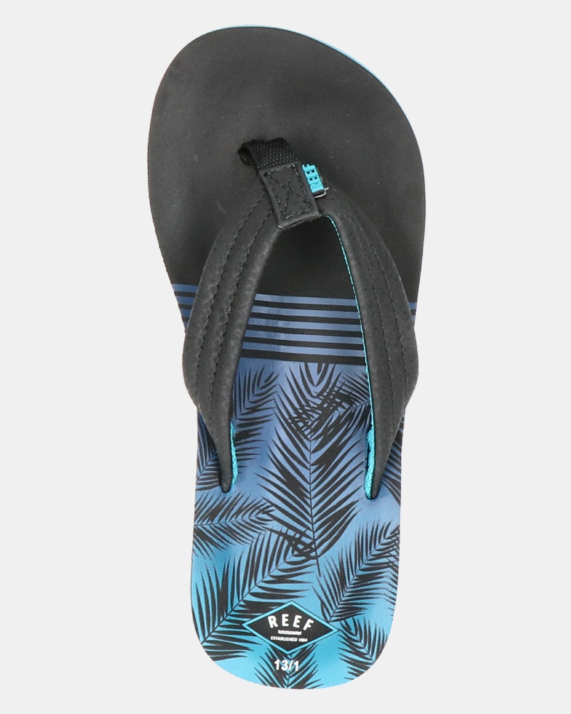Reef Ahi Aqua Palms - Slippers - Blauw