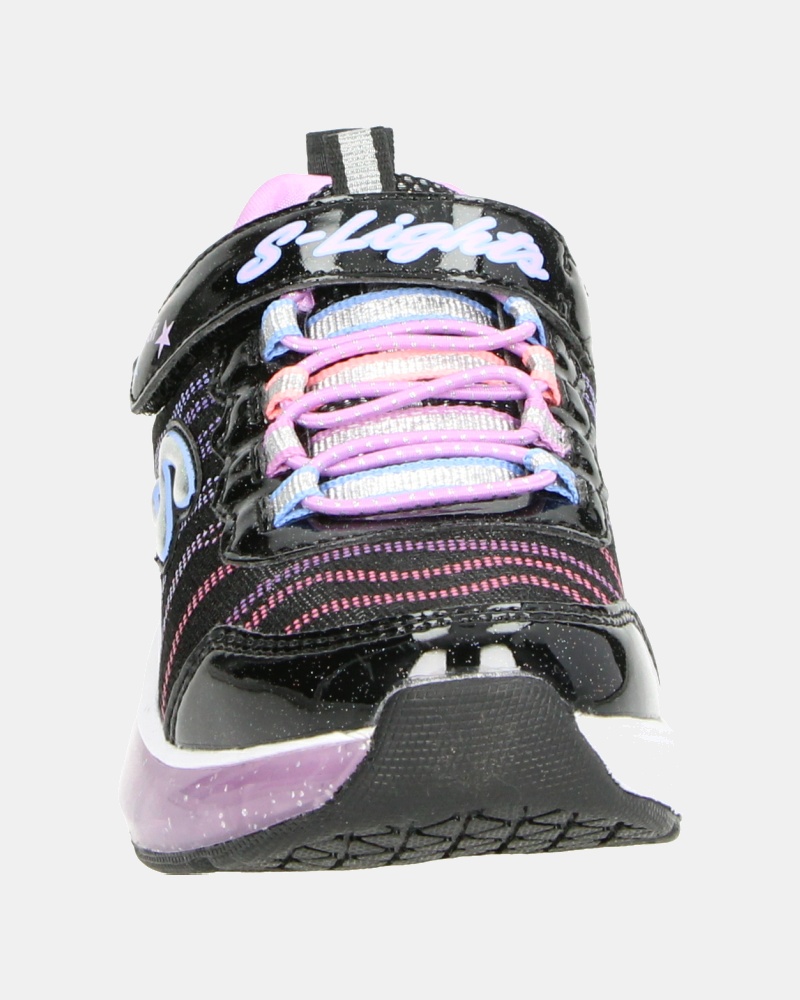 Skechers S-Lights - Klittenbandschoenen - Zwart