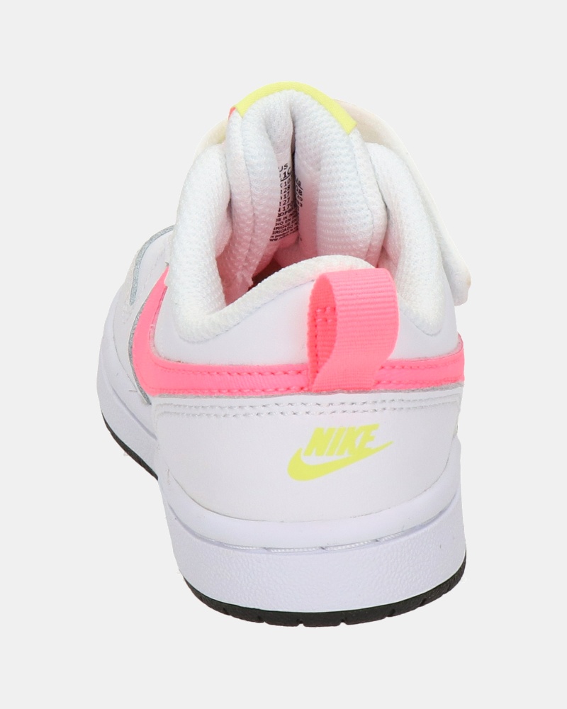 Nike Court Borough - Klittenbandschoenen - Wit