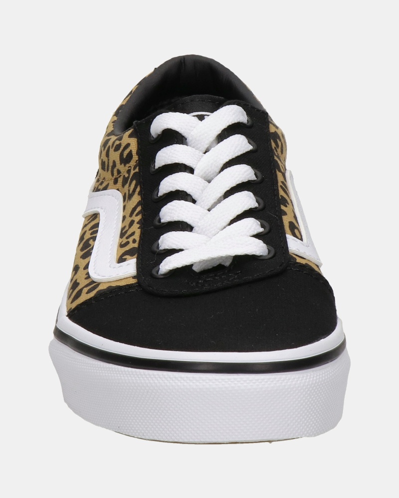 Vans Ward Cheetah - Lage sneakers - Zwart