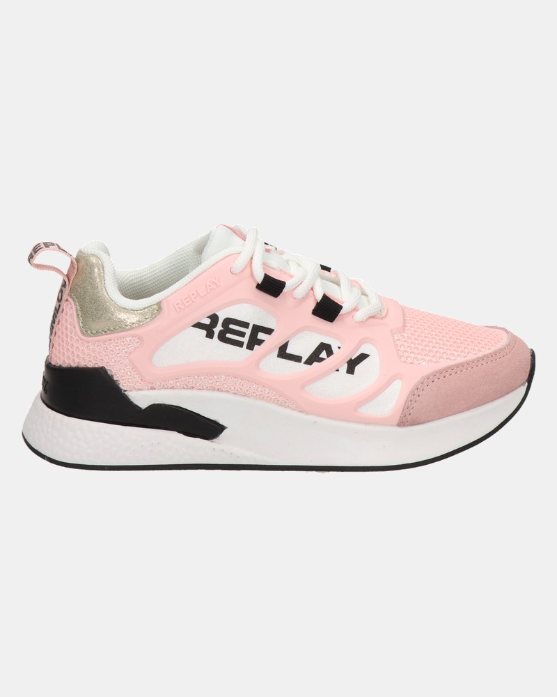 Replay Maze - Lage sneakers - Roze
