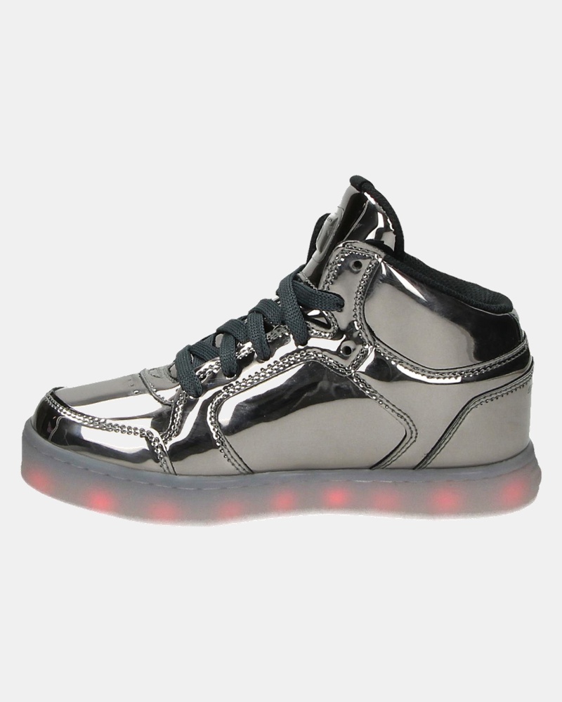 Skechers Energy lights - Hoge sneakers - Zilver