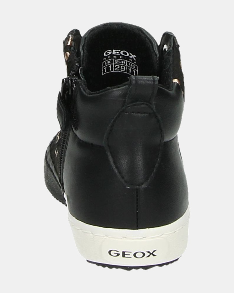 Geox Kalispera Girl - Hoge sneakers - Zwart