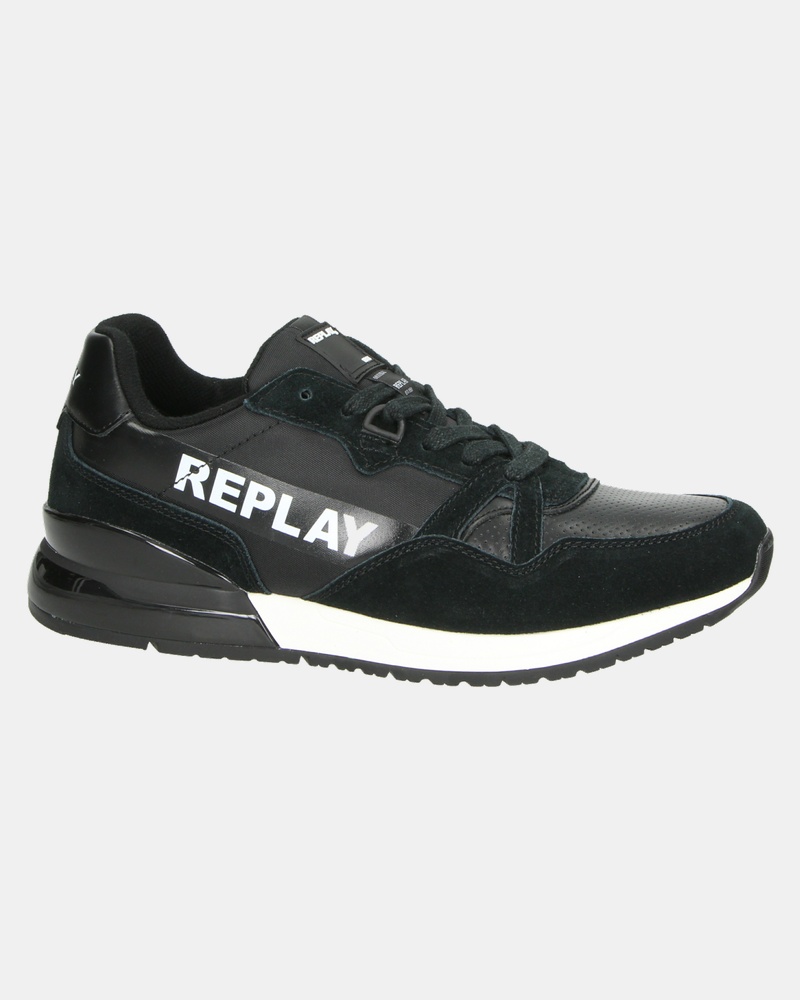 Replay Lavan - Lage sneakers - Zwart