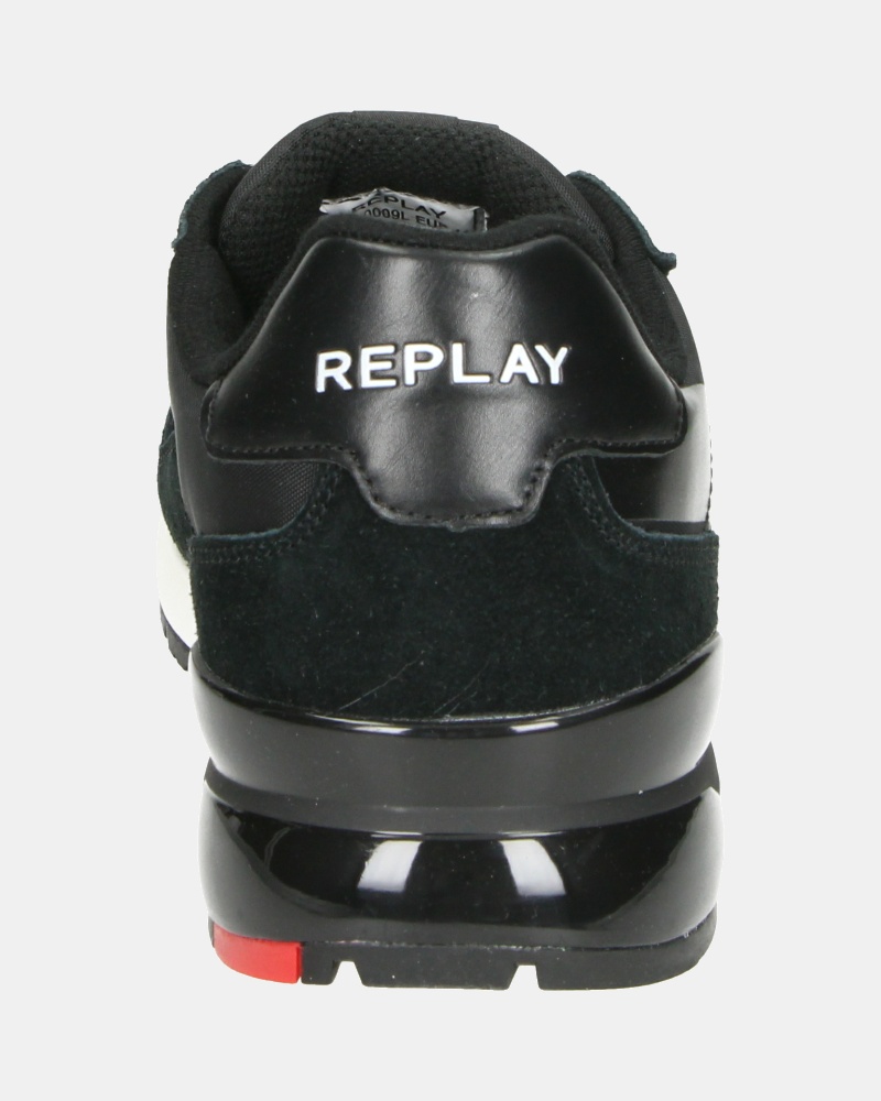 Replay Lavan - Lage sneakers - Zwart