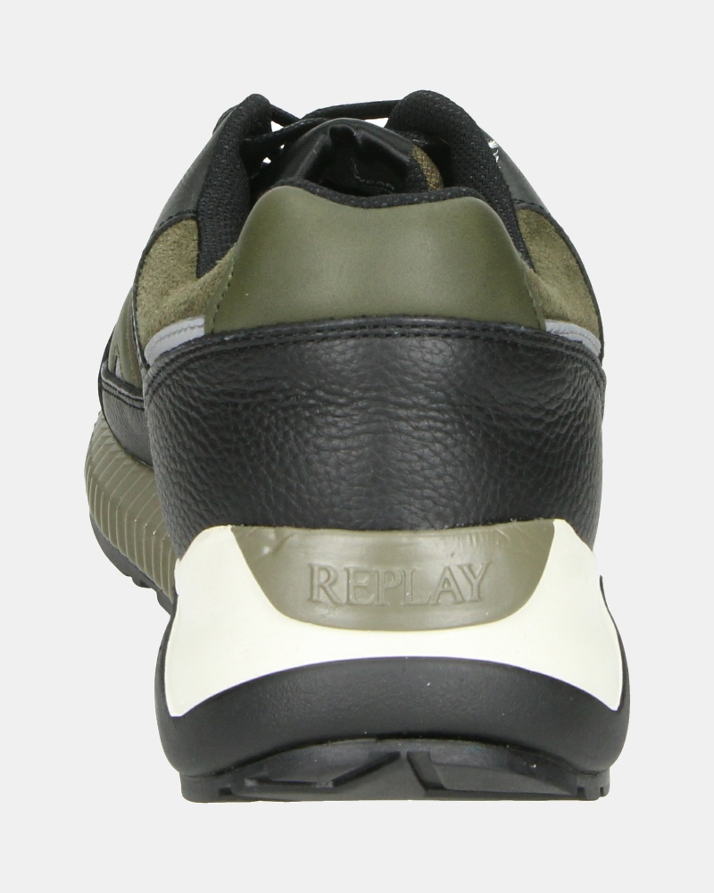 Replay Whitestream - Lage sneakers - Zwart